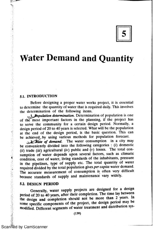 WATER SUPPLY ENGINEERING