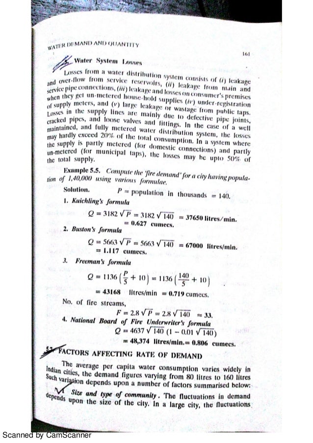 WATER SUPPLY ENGINEERING
