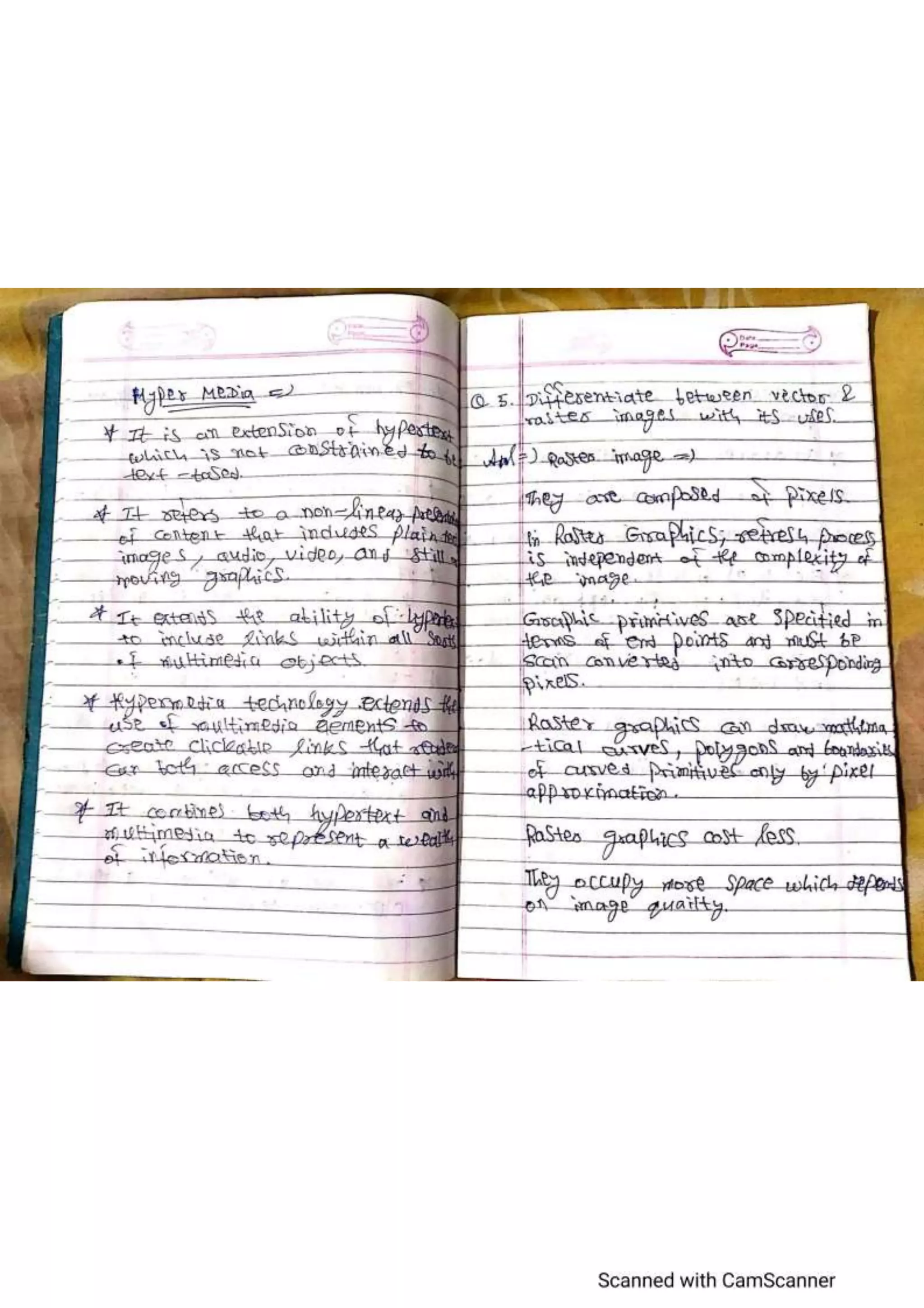 Multimedia short notes