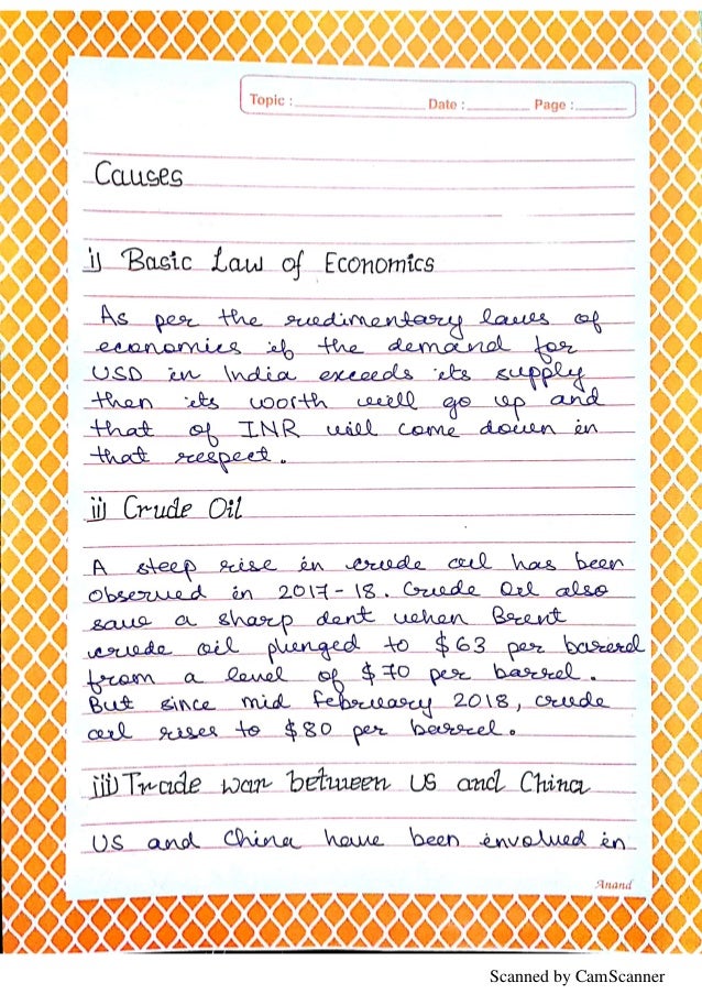foreign exchange rate project class 12