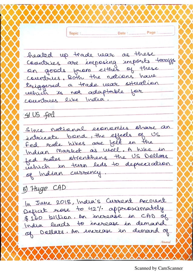 foreign exchange rate project class 12