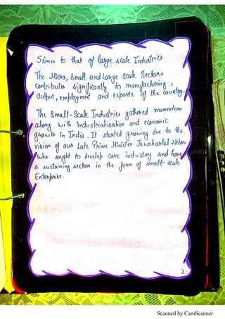 Role of Small scale industries in poverty alleviation class 12th ...