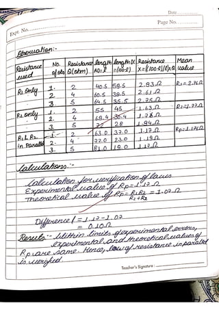 Physics practical file class 12th | PDF