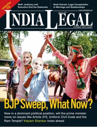 INDIA LEGAL: Stories that count Edition: 27 March 2017