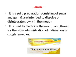 Introduction to New dosage forms presentation | PPTX