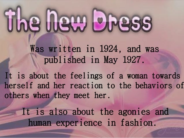 the new dress by virginia woolf