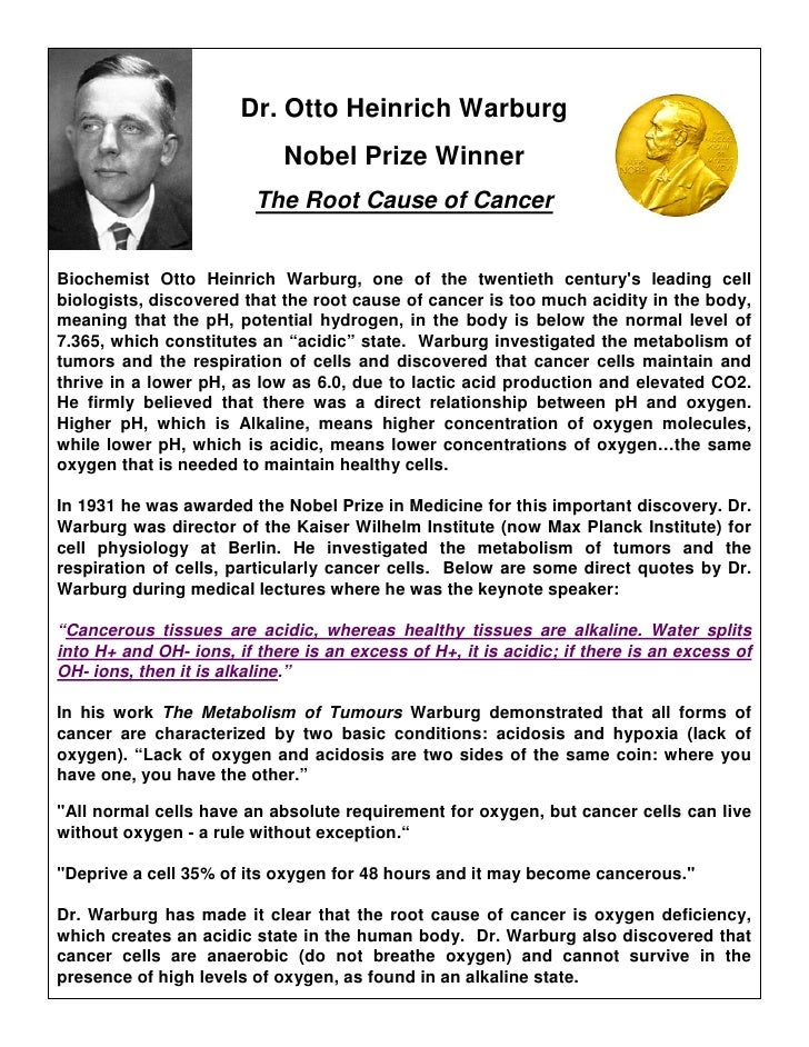 New Dr Otto Warburg