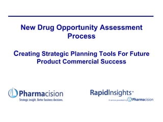 New Drug Opportunity Assessment
             Process

Creating Strategic Planning Tools For Future
       Product Commercial Success
 