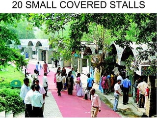 20 SMALL COVERED STALLS
 