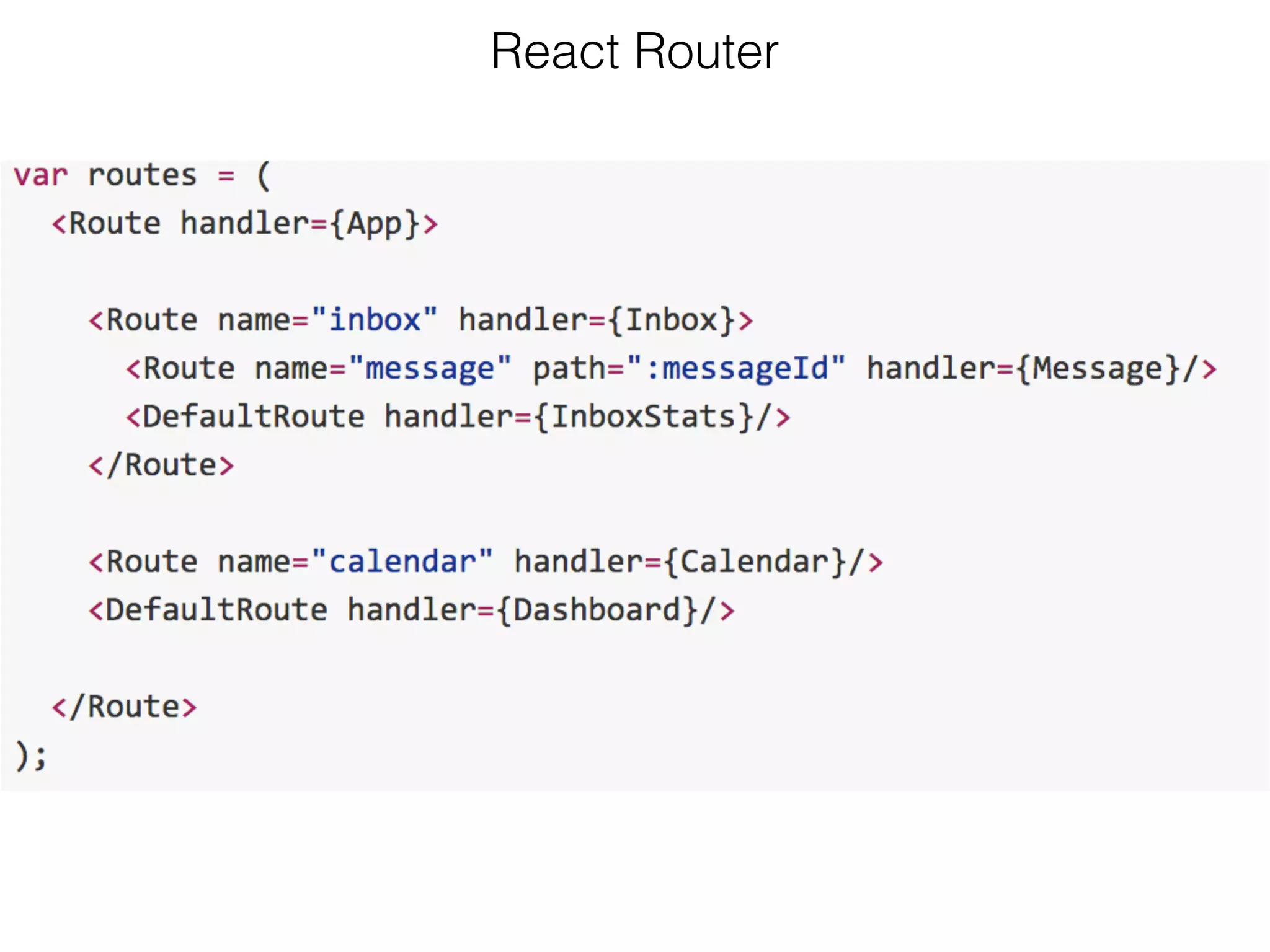 React Router