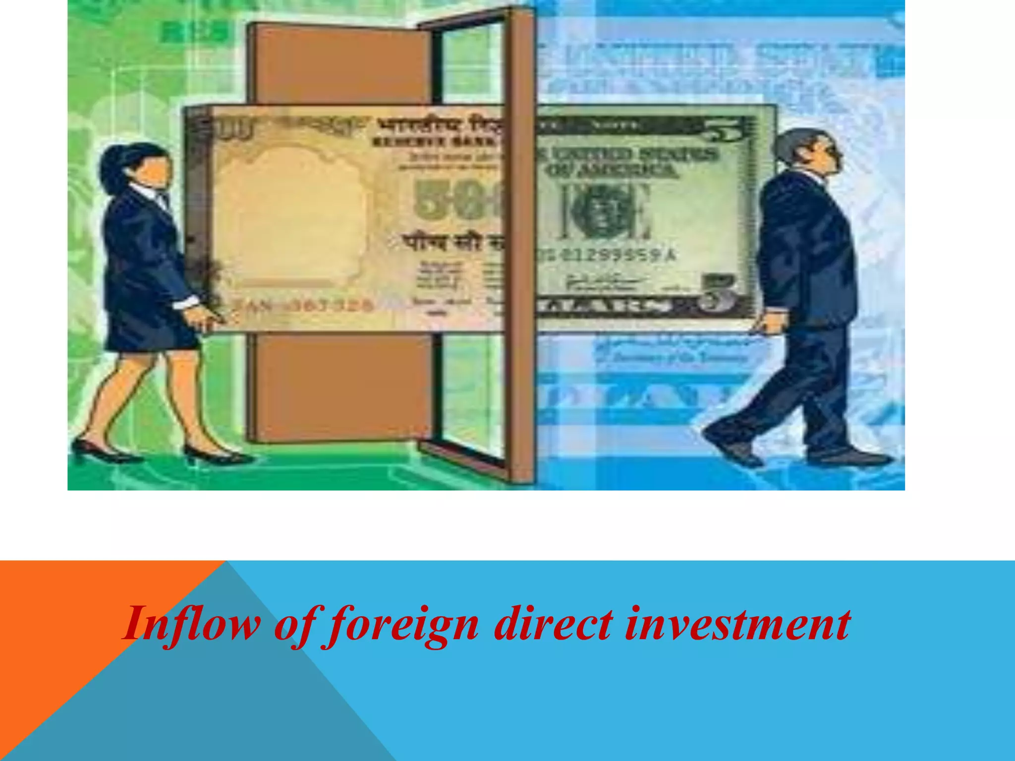 Inflow of foreign direct investment