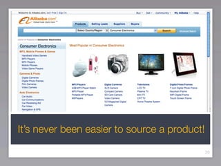 It’s never been easier to source a product!

                                              20
 