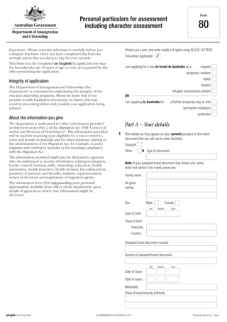 New editable form 80