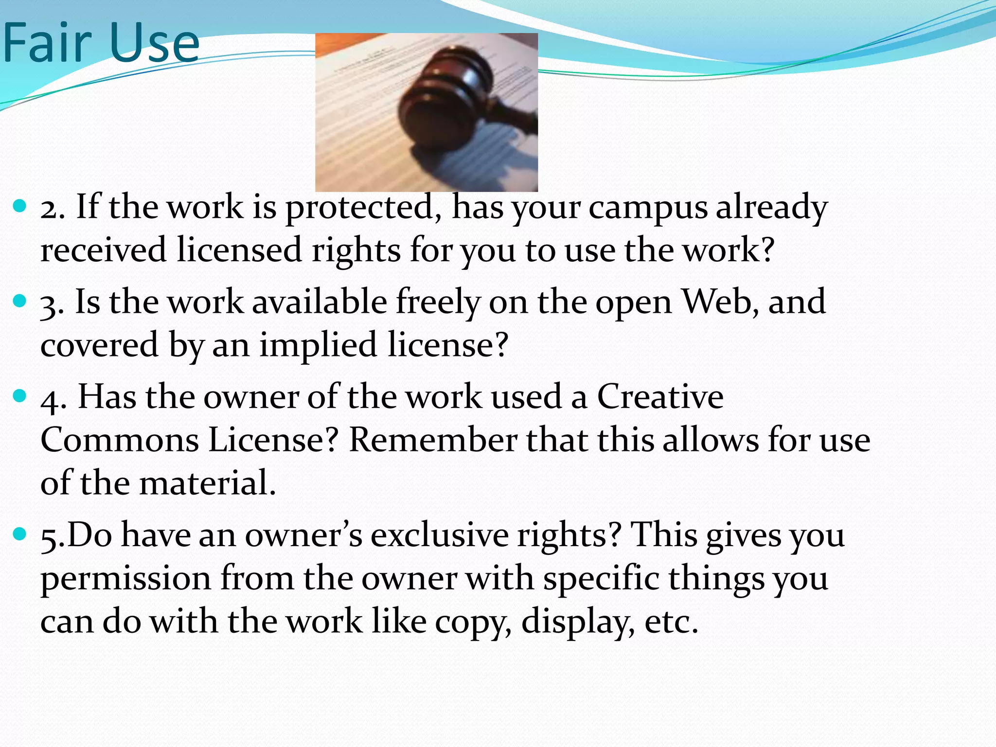 RULE: Postings of all kinds are protected and is considered copyrighted work. 