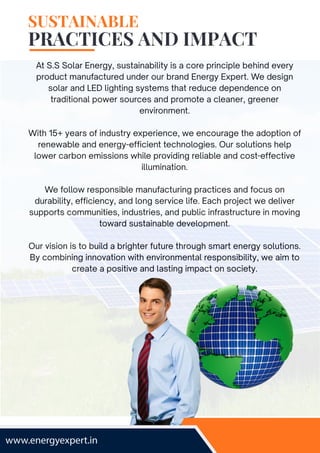 Innovative Solar and LED Lighting Solutions for a Sustainable Future | PDF