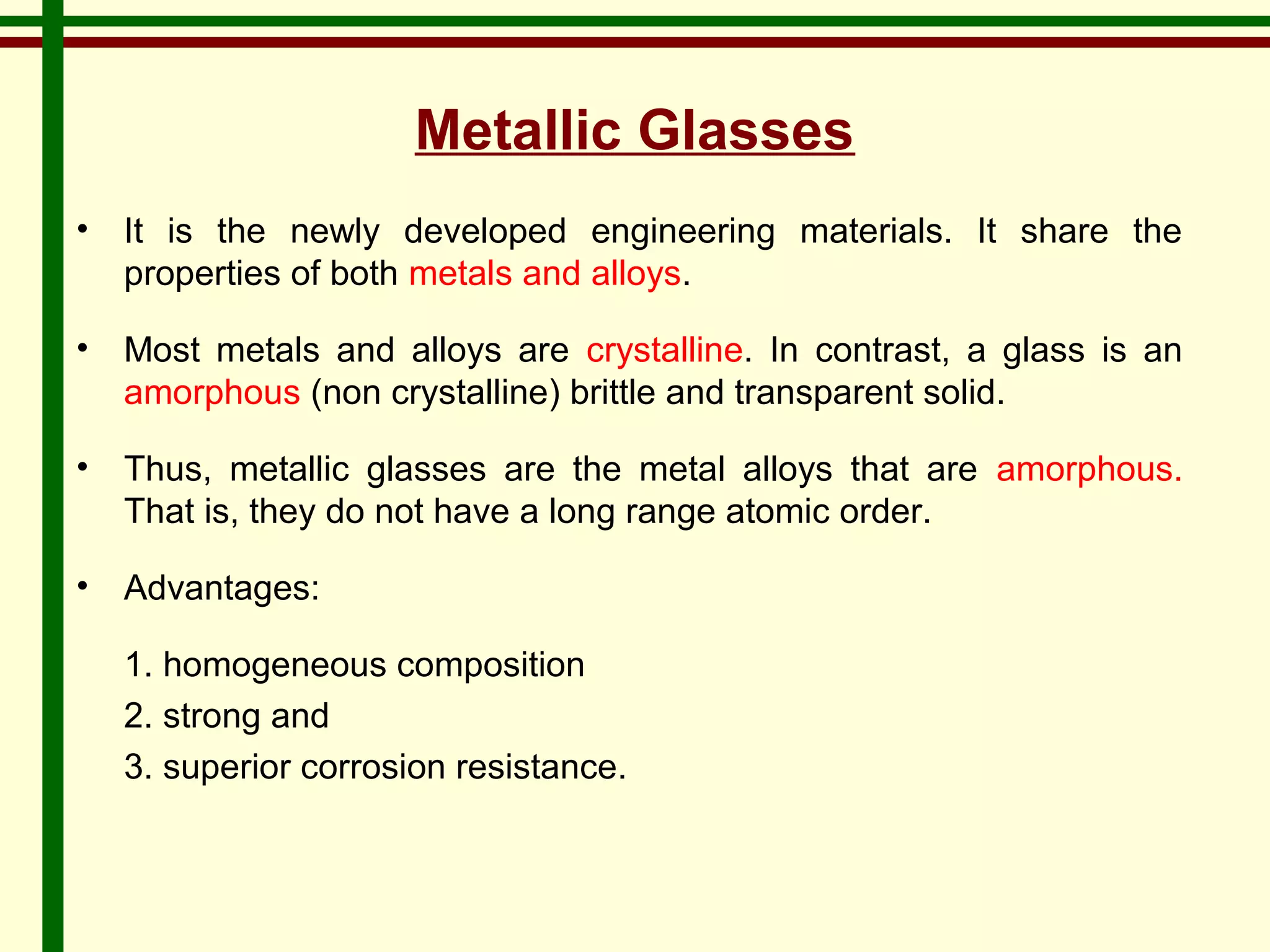 New engineering materials | PPT
