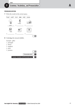 New English File 2004 Elementary Test Booklet 3.pdf
