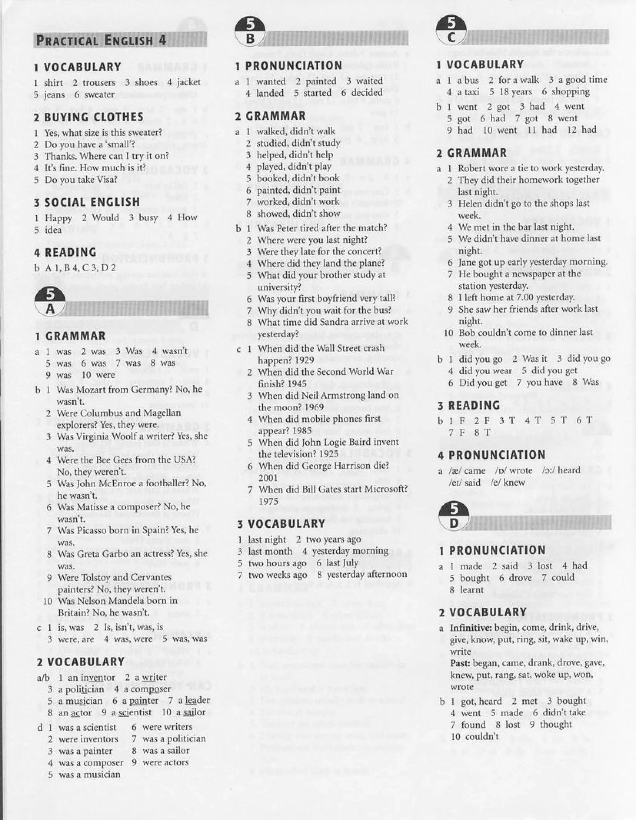 New English File 2004 Elementary Workbook Key 5.pdf