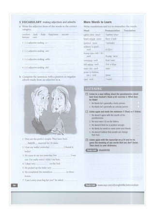 New english intermediate   workbook