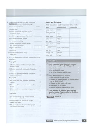 New english intermediate   workbook