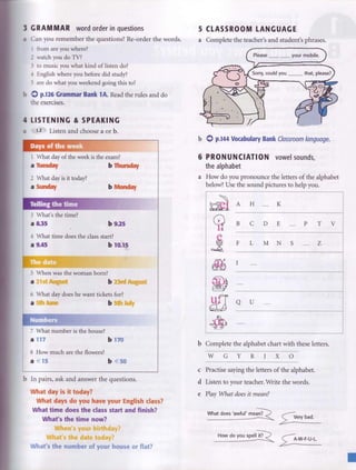 New english file pre intermediate student's book | PDF
