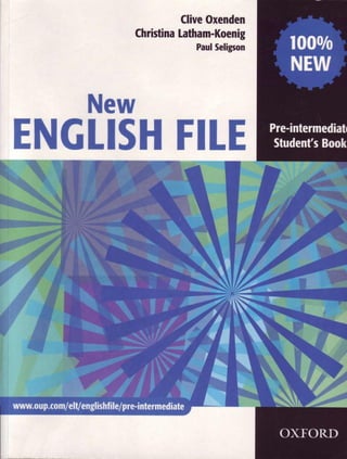 New english file pre intermediate student's book