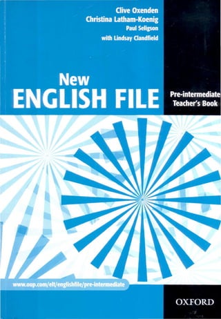New english file_preintermediate_teacher_s_book