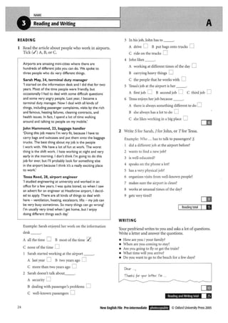 New english file_preintermediate_test_booklet