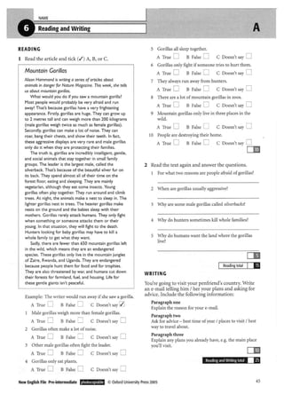 New english file_preintermediate_test_booklet