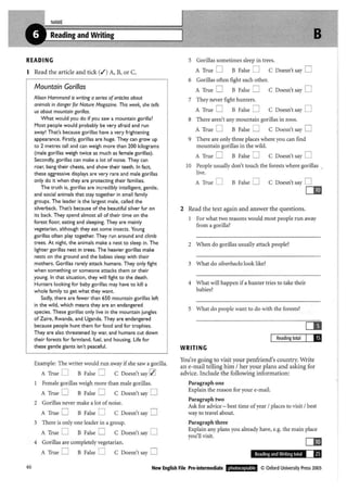 New english file_preintermediate_test_booklet