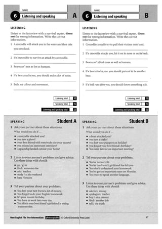 New english file_preintermediate_test_booklet