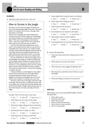 New english file_preintermediate_test_booklet