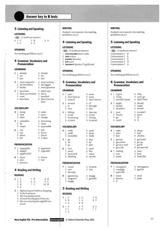 New english file_preintermediate_test_booklet