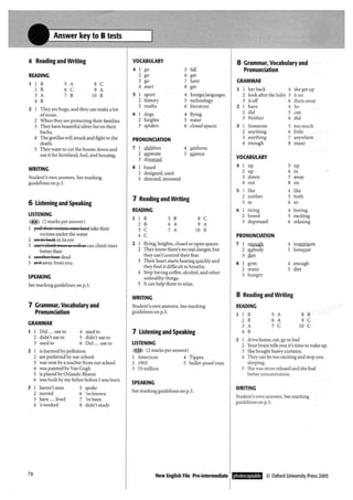 New english file_preintermediate_test_booklet