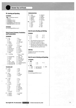 New english file_preintermediate_test_booklet