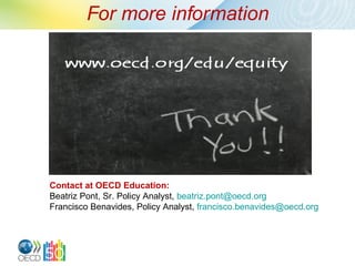 Equity and Quality in Education: Supporting Disadvantaged Students and Schools 