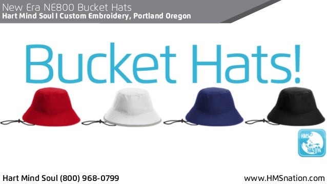 new era bucket hat custom