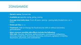 Newer antiepileptic drugs | PPTX