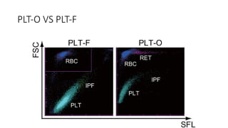 Plt Lfx Newer automated parameters used in hematology.pptx