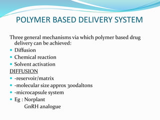 Newer drug delivery methods | PPTX