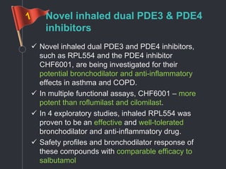 Newer drugs in management of copd [2018 update] | PDF