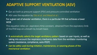 Newer modes of ventilation used in icu -1 pptx. | PPTX