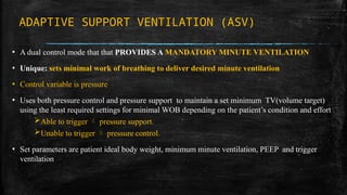 NEWER MODES OF VENTILATION 3. pptx | PPTX