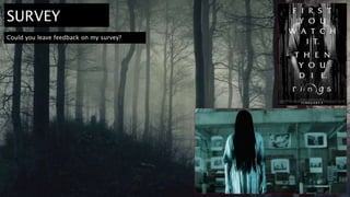 SURVEY
Could you leave feedback on my survey?
 