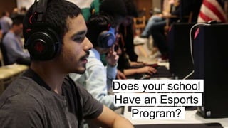 Does your school
Have an Esports
Program?
 