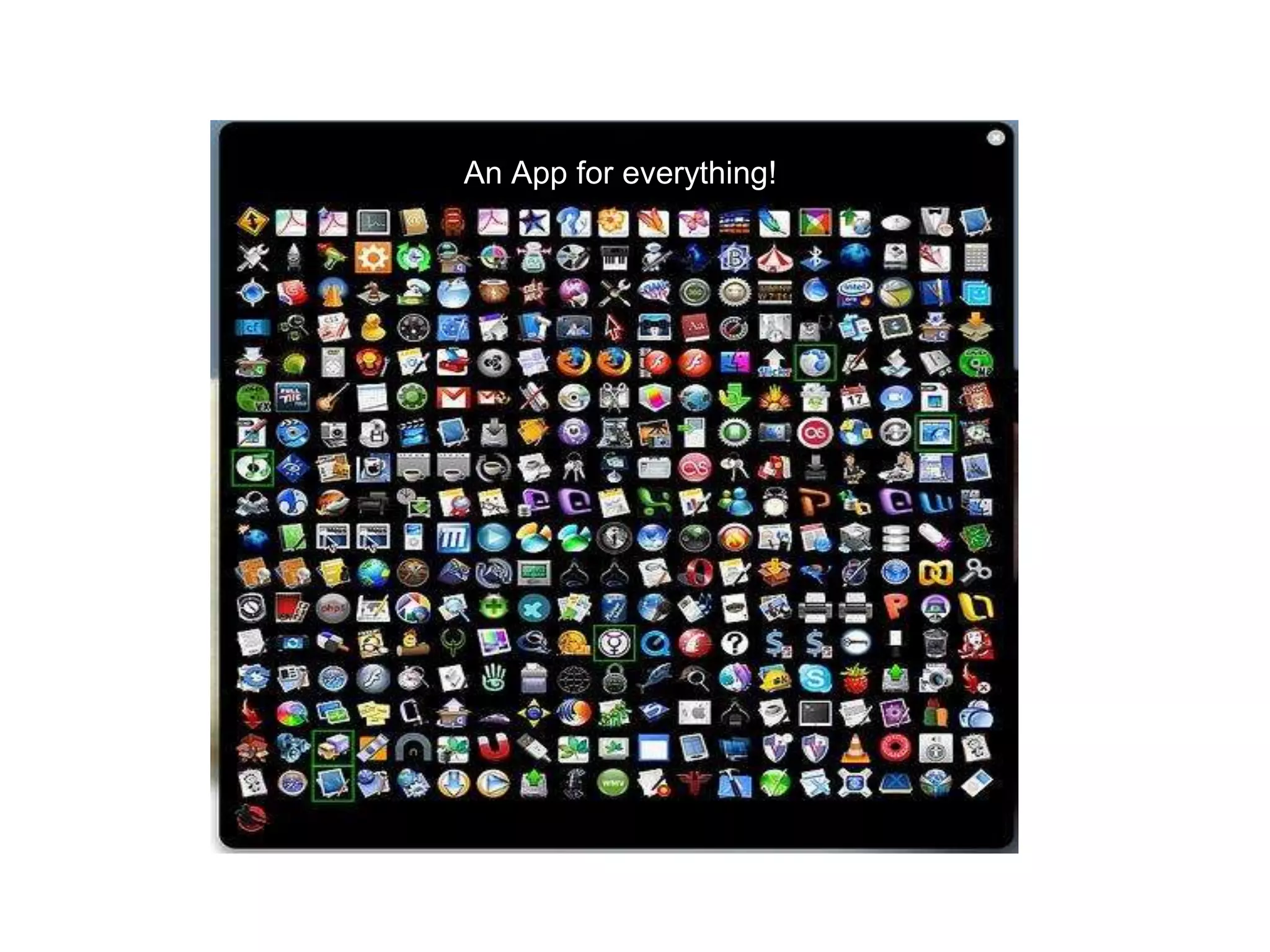 An App for everything!
 