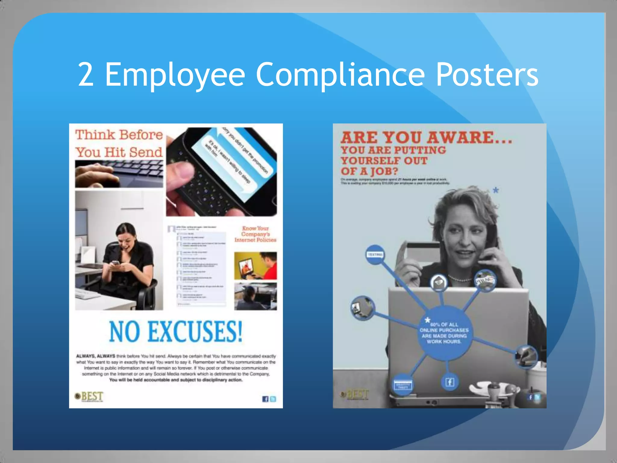 2 Employee Compliance Posters
 