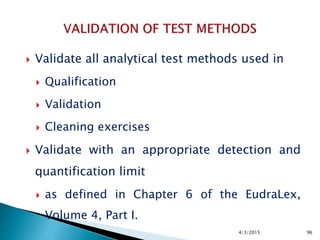 New EU Requirements for Qualification & Validation | PPTX