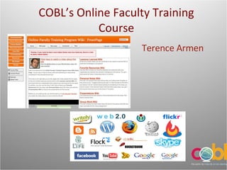 COBL’s Online Faculty Training Course Terence Armentano Weblog on Trends and Innovations 