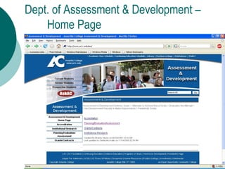 Dept. of Assessment & Development –  Home Page 